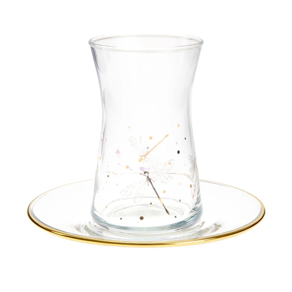 Dragonfly 12 Parça Çay Seti - Renkli - 170 ml - 3