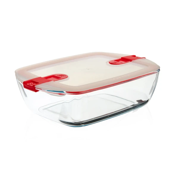 Cook  Head Dikdörtgen Kilitli Saklama Kabı - 2,5 lt - 3