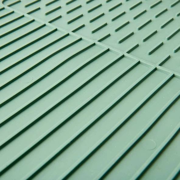 Puffy Bulaşık Süzme Matı - Asorti- 34,5x26,5 cm - 3