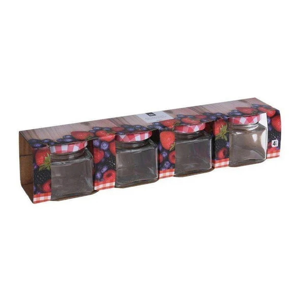 Houseware 4'lü Kavanoz Seti - 75 ml