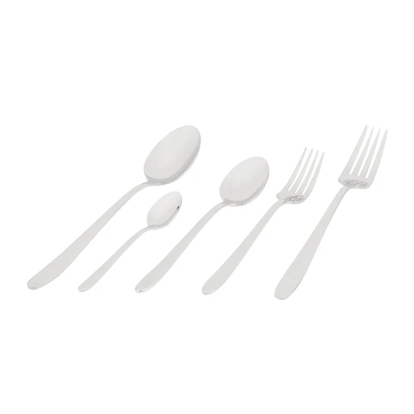 Sultan Sade 30 Parça Çatal Kaşık Seti - Gri - 3