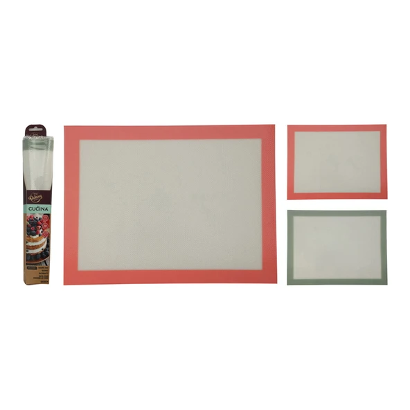 Houseware Silikon Pişirme Matı - Asorti - 40x30 cm