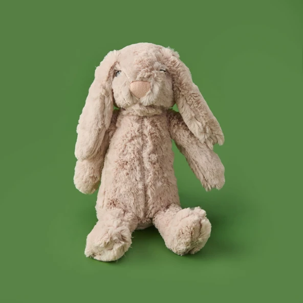 Soft Rabbit Figürlü Yastık - Bej - 16x35 cm - 2