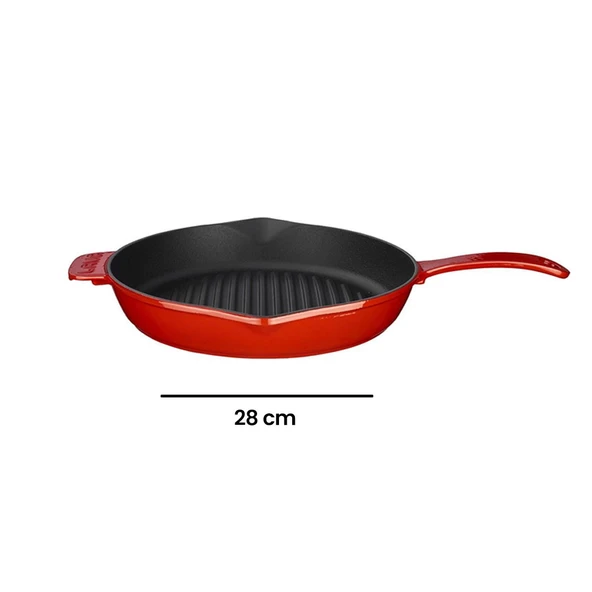 Grill Döküm Tava - 28 cm - 3