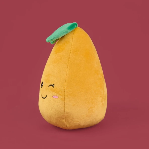 Soft Armut Figürlü Yastık - Sarı - 25 cm - 3