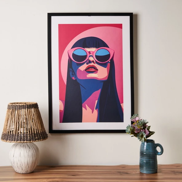 Deco Camila Tablo - Renkli - 70x50 cm