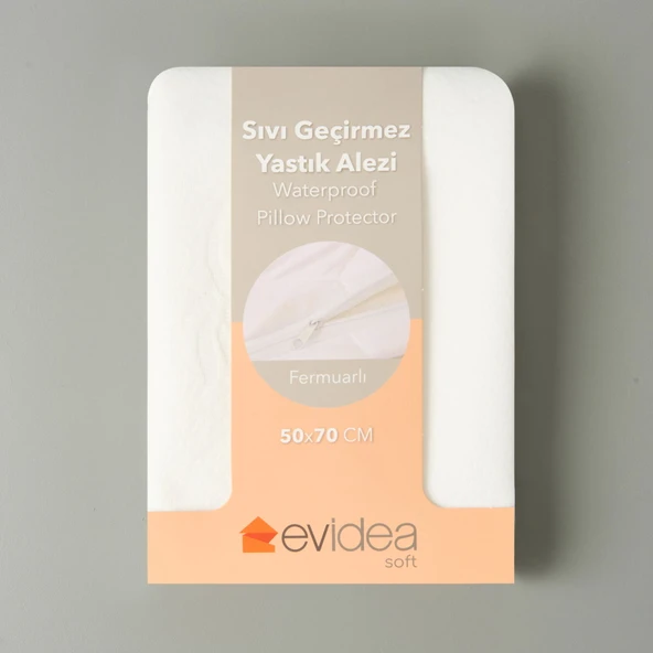 Soft Sıvı Geçirmez Yastık Alezi - Beyaz - 50x70 cm