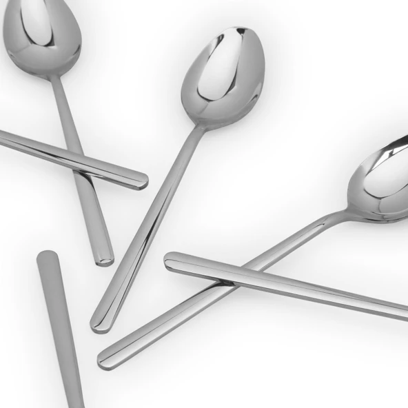 Belgrad 18/10 6'lı Blister Tatlı Kaşığı - 3