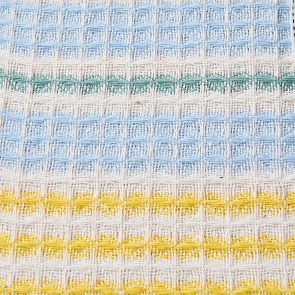 Soft Radiant Tek Kişilik Pike - Ekru / Mavi - 160x230 cm - 2