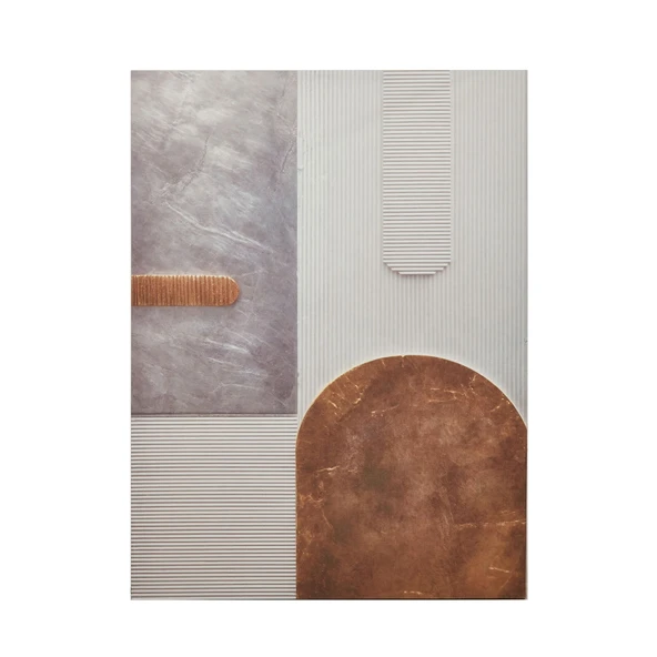 Deco Abstract Kanvas Tablo - Renkli - 75x100 cm - 2