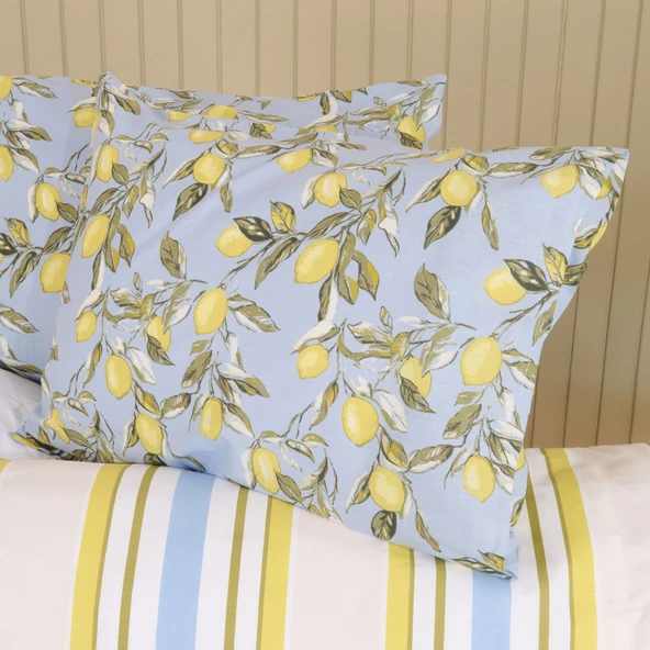 Soft Fresco Çift Kişilik Nevresim Takımı - Mavi - 2