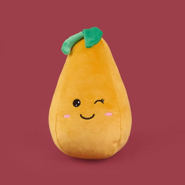 Soft Armut Figürlü Yastık - Sarı - 25 cm - 2