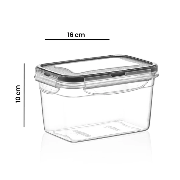 Fresh Box Dikdörtgen Izgaralı Saklama Kabı - 1300 ml - 2