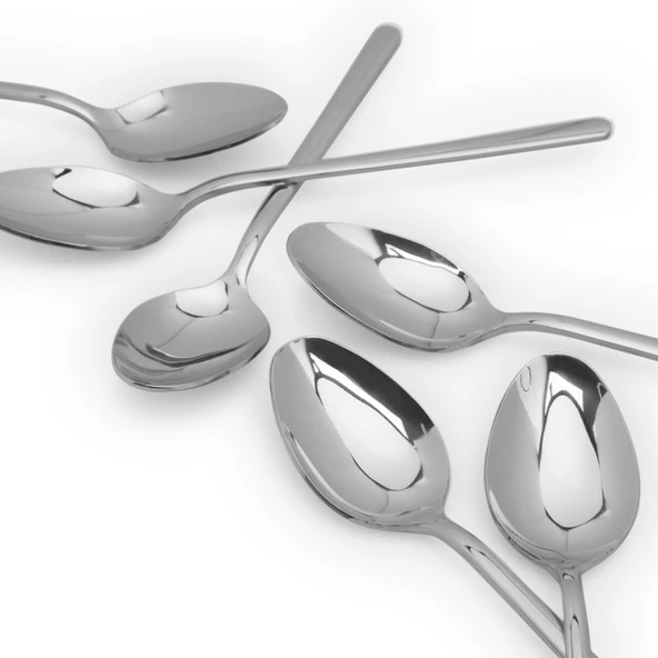 Belgrad 18/10 6'lı Blister Tatlı Kaşığı - 2