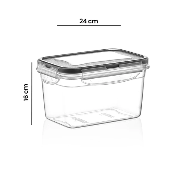 Fresh Box Dikdörtgen Derin Saklama Kabı - 4500 ml - 2