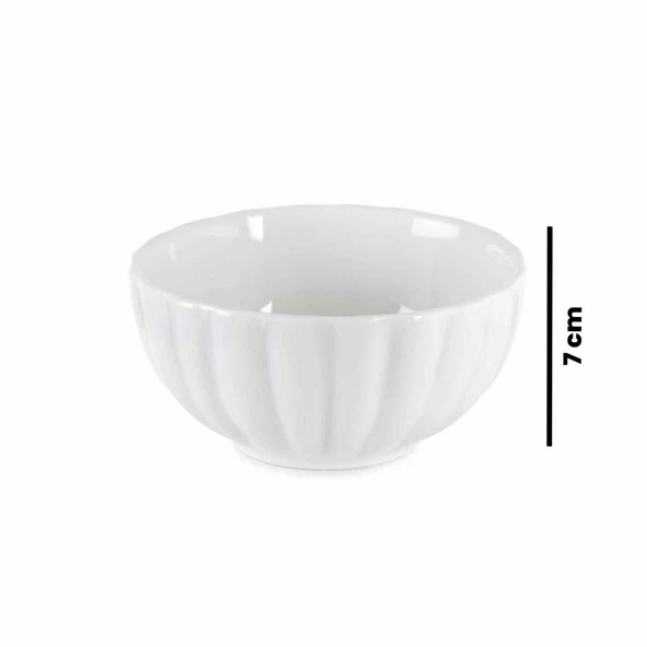 6'lı Sosluk - Beyaz - 7 cm - 3