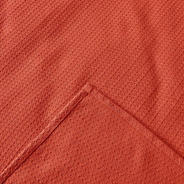 Soft Terra Çift Kişilik Pike - Kiremit - 200x220 cm - 2