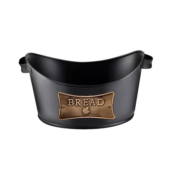 Metal Kayık Ekmeklik - Siyah ürün görseli 1