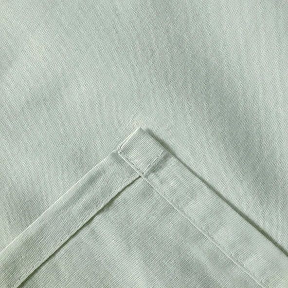 Soft Basic Tek Kişilik Düz Kenar Çarşaf - Yeşil - 160x240 cm - 2