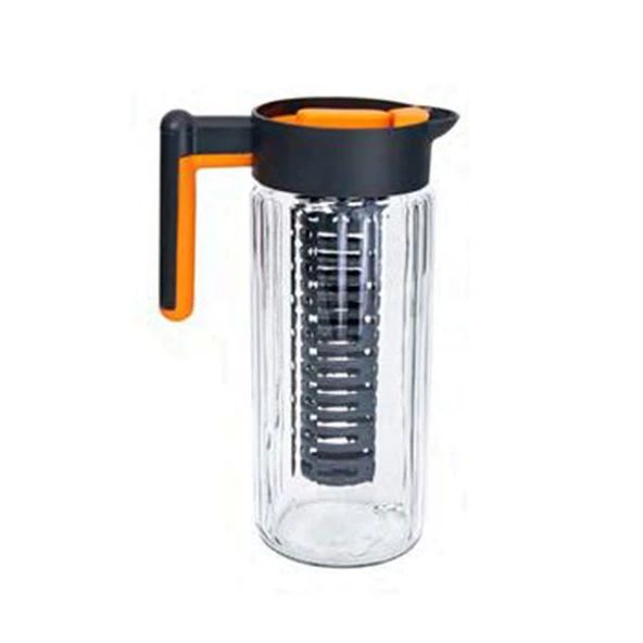 Çizgili Süzgeçli Detoks Sürahi - 1430 ml - Asorti - 3