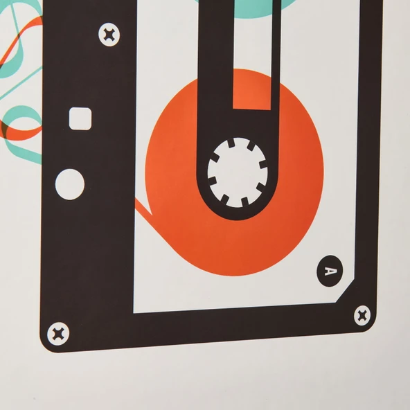 Deco Cinta Tablo - Renkli - 70x50 cm - 3