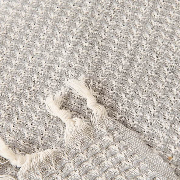 Soft Punto Çift Kişilik Yatak Örtüsü - Gri - 200x230 cm - 3