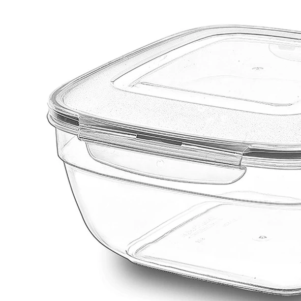 Fresh Box Kare Saklama Kabı - 1700 ml - 3