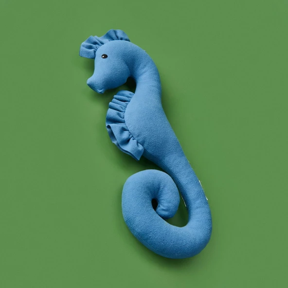 Soft Denizatı Figürlü Yastık - Mavi - 18x40 cm - 3