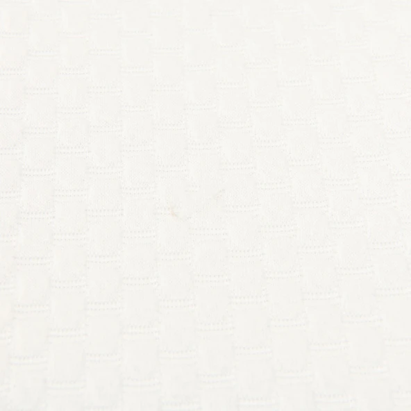 Soft Minik Kapitoneli Sıvı Geçirmez Yastık Alezi - Beyaz - 50x70 cm - 3