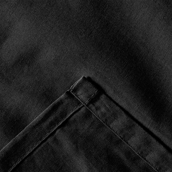 Soft Çift Kişilik Düz Kenar Çarşaf - Siyah - 260x270 cm - 3