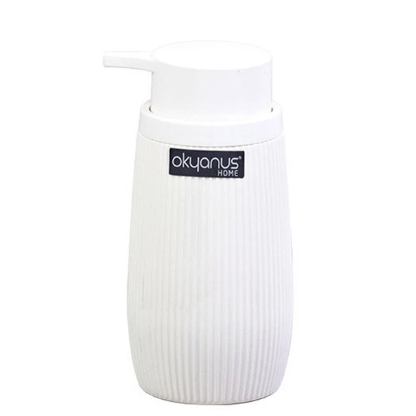Home Çizgili Yuvarlak Sıvı Sabunluk - Asorti - 2