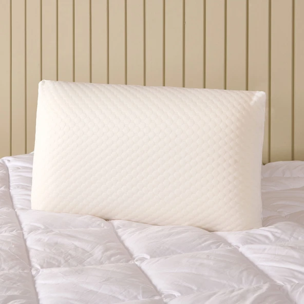 Soft Visko Yastık - Beyaz - 40x60 cm