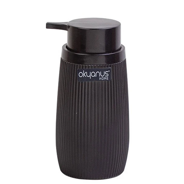 Home Çizgili Yuvarlak Sıvı Sabunluk - Asorti