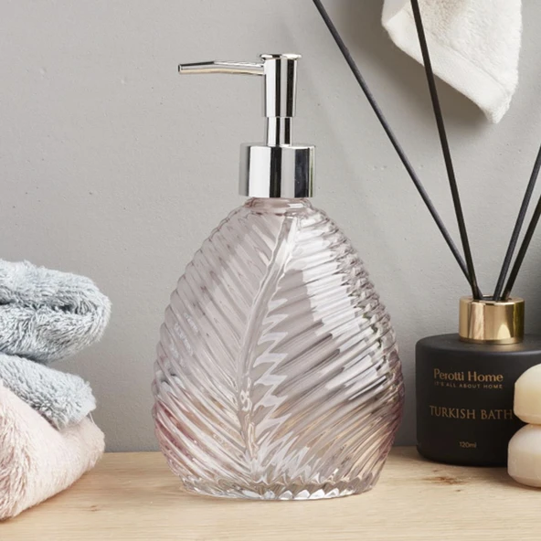 Leaf Cam Sıvı Sabunluk - Asorti - 18 cm