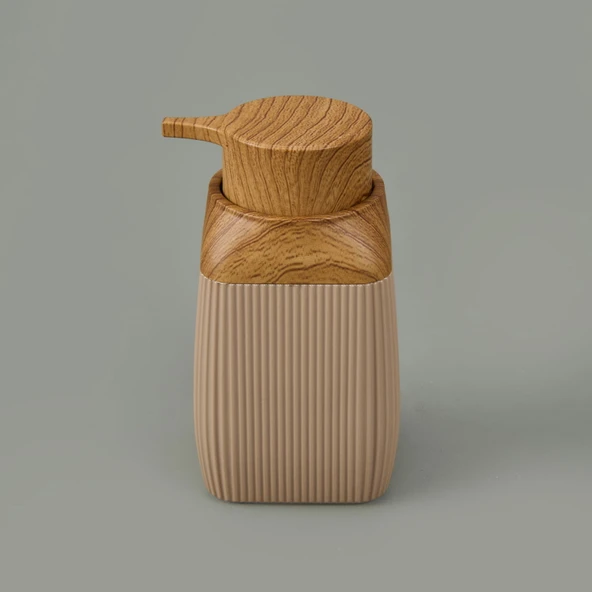 Bath Diva 2'li Sıvı Sabunluk ve Diş Fırçalık Seti - Kahverengi - 3