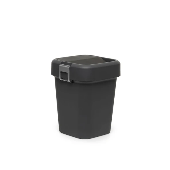 Comfort Dust Bin Siyah Çöp Kovası - 8 lt