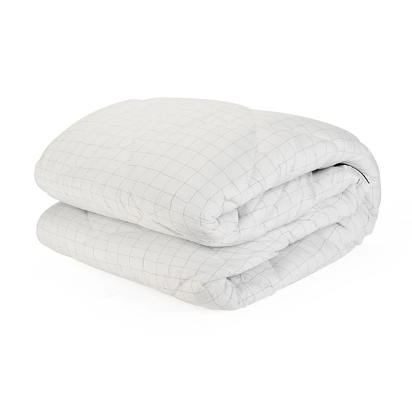 Soft Antistress Çift Kişilik Yorgan - Beyaz - 195x215 cm - 3