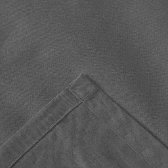 Soft Çift Kişilik Düz Kenar Çarşaf - Antrasit - 240x260 cm - 3