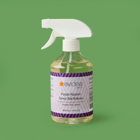 Deco Purple Passion Sprey Oda Kokusu - Şeffaf - 500 ml