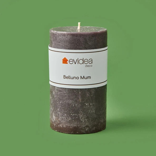 Deco Belluno Mum - Koyu Gri - 12 cm