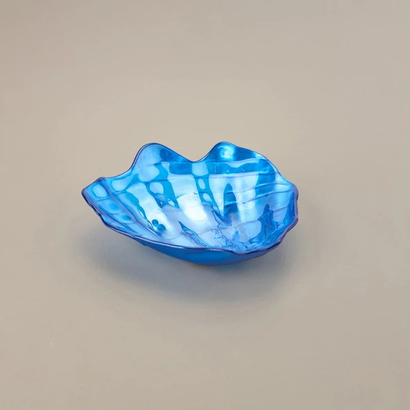Deco Oyster Dekoratif Tabak - Lacivert - 10 cm - 3