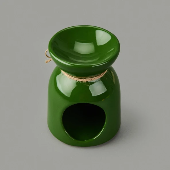 Deco Buhurdanlık - Yeşil - 11,5 cm - 2