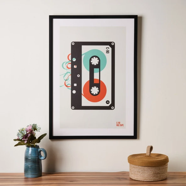 Deco Cinta Tablo - Renkli - 70x50 cm