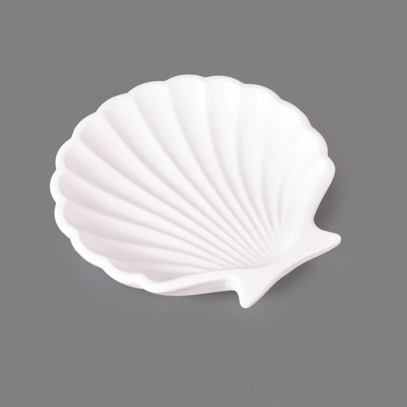 Deco İstiridye Dekor - Beyaz - 10 cm - 2