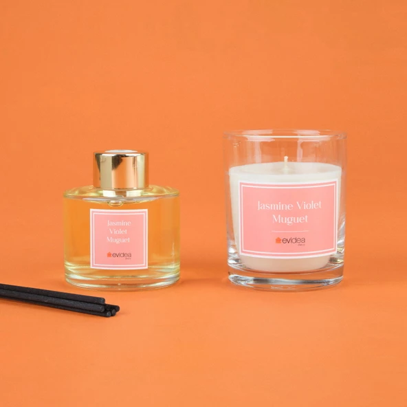 Deco Flower Mum ve Koku Seti - 130 gr + 100 ml