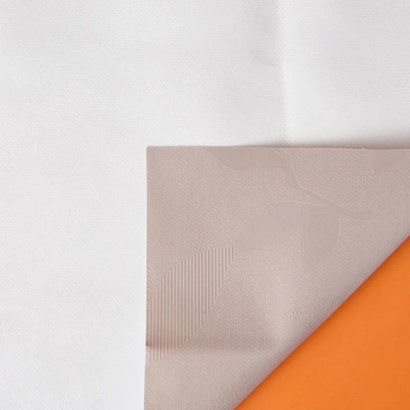 Soft Branch Pvc Masa Örtüsü - Gri - 140x200 cm - 3