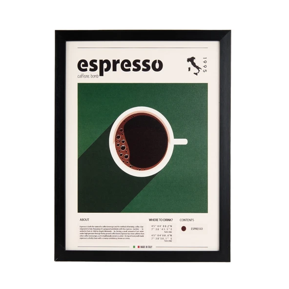Deco Espresso Pano - Yeşil - 30x40 cm ürün görseli