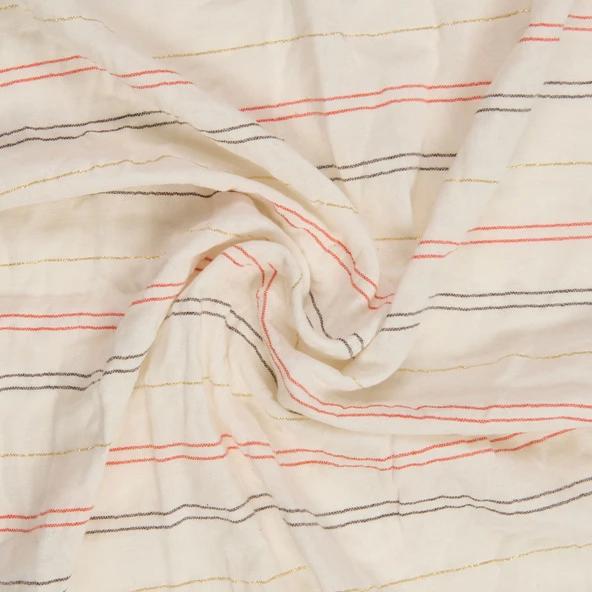 Soft Pilatus Peştamal - Bej / Kiremit - 90x160 cm - 2