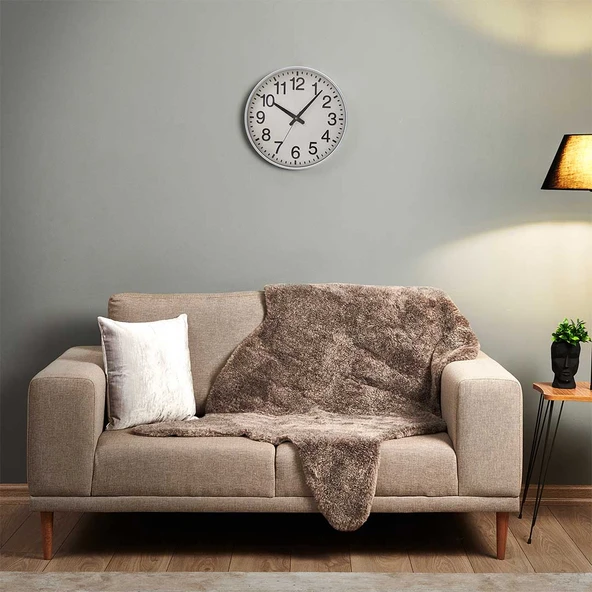 Simplex Duvar Saati - Beyaz - 38 cm - 2