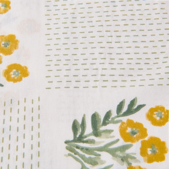 Soft Folky 2'li Yastık Kılıfı - Beyaz - 50x70 cm - 2